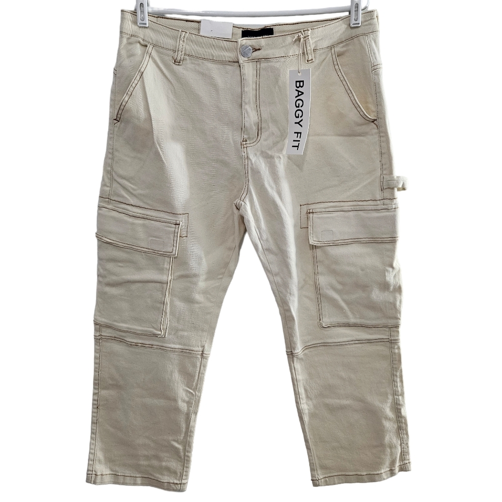 NWT Victorious Men Baggy Fit  Cargo Neutral Pants